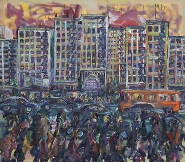 Print of Figurative Cities Paintings by John Kilduff