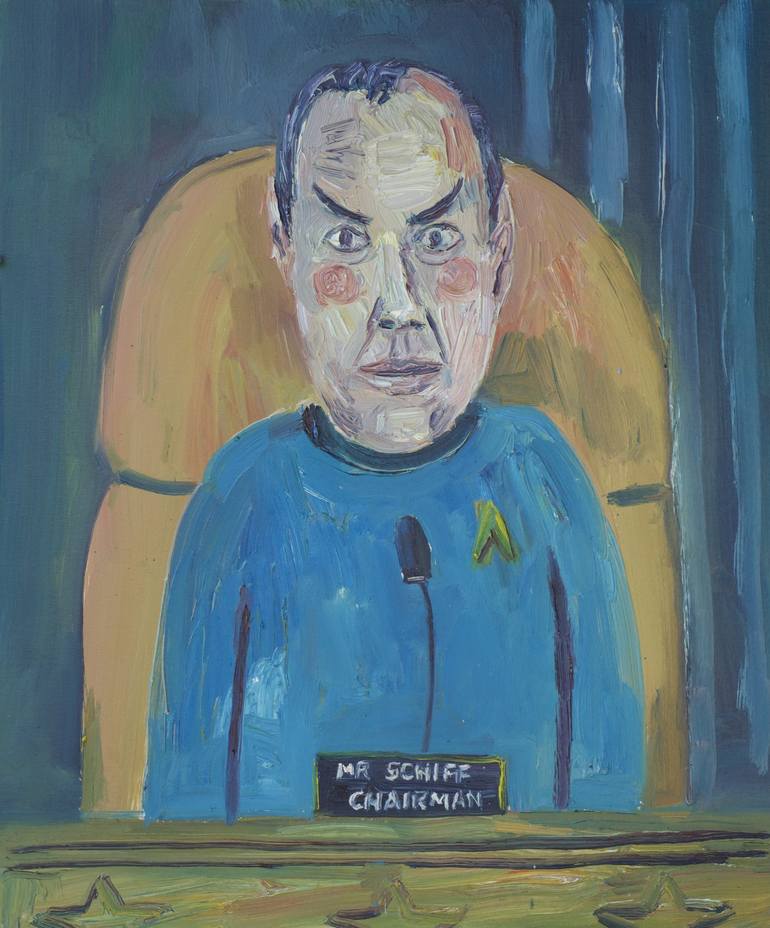 Congressmen Spock Painting by John Kilduff | Saatchi Art