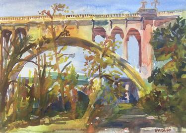 Original Impressionism Architecture Paintings by John Kilduff