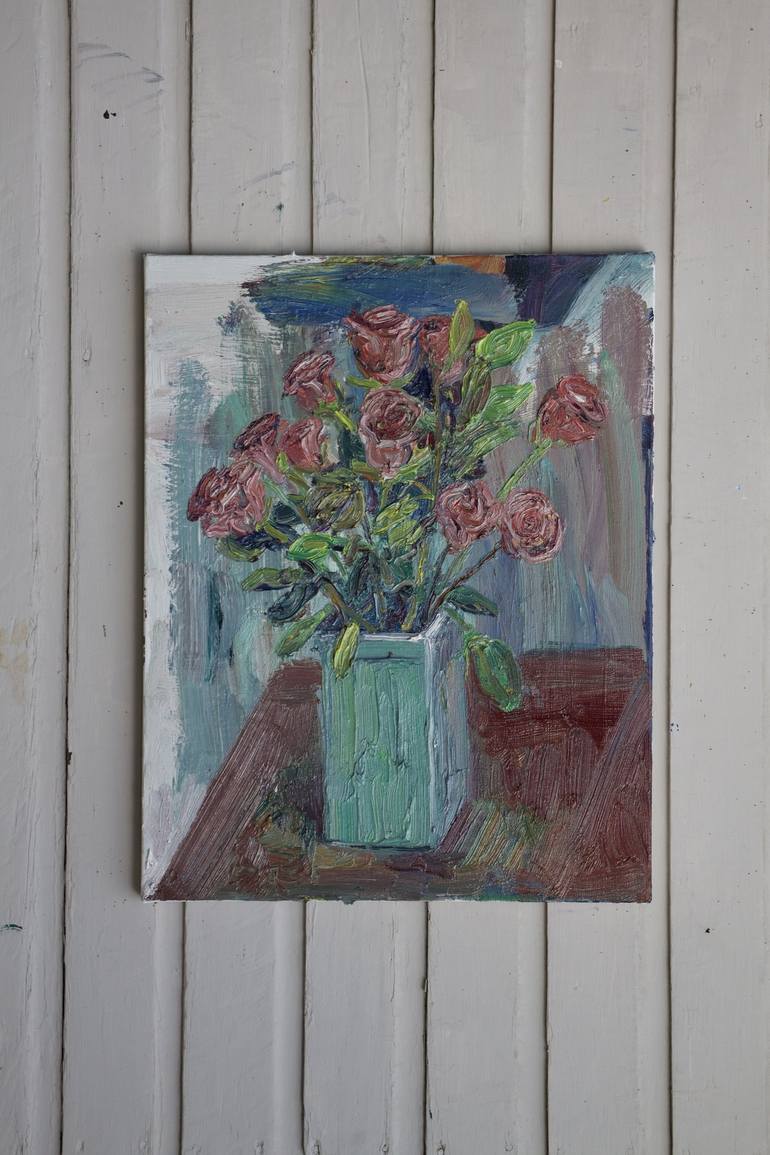 Original Fine Art Floral Painting by John Kilduff