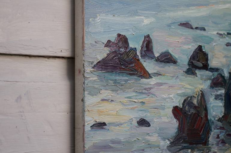 Original Impressionism Seascape Painting by John Kilduff