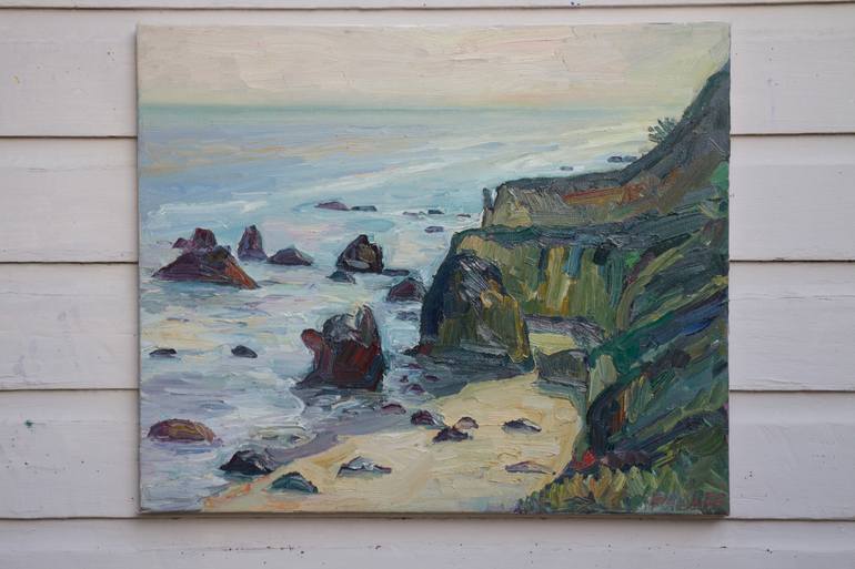Original Impressionism Seascape Painting by John Kilduff