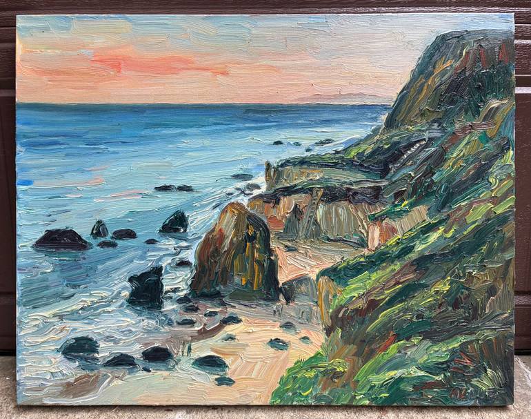 Original Abstract Expressionism Seascape Painting by John Kilduff