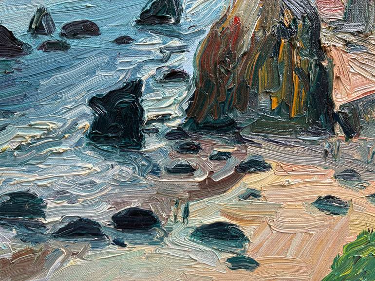 Original Abstract Expressionism Seascape Painting by John Kilduff