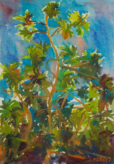 Print of Impressionism Tree Paintings by John Kilduff