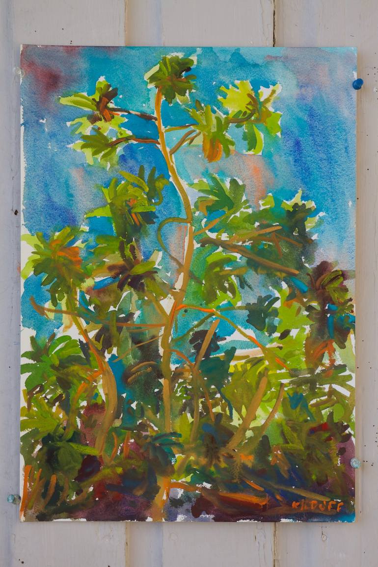 Original Impressionism Tree Painting by John Kilduff