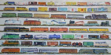 Original Fine Art Train Paintings by John Kilduff