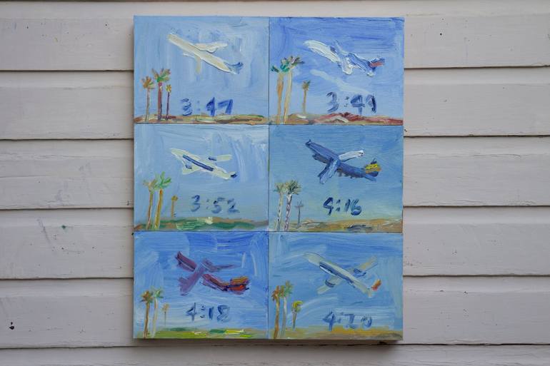 Original Documentary Aeroplane Painting by John Kilduff