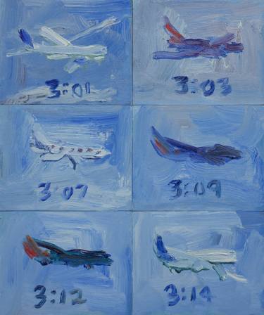 Original Documentary Aeroplane Paintings by John Kilduff