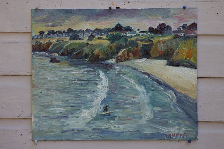Original Impressionism Seascape Painting by John Kilduff