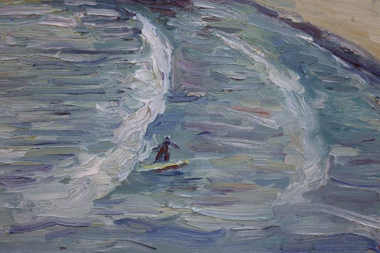 Original Impressionism Seascape Painting by John Kilduff