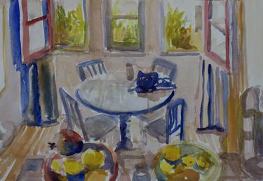 Saatchi Art Artist John Kilduff; Paintings, “Dining Room” #art