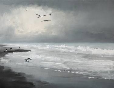 Print of Seascape Digital by Rawaha Arshed