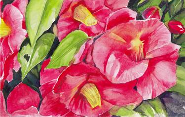 Print of Fine Art Floral Paintings by Andrea Snuggs