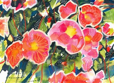 Print of Abstract Botanic Paintings by Andrea Snuggs