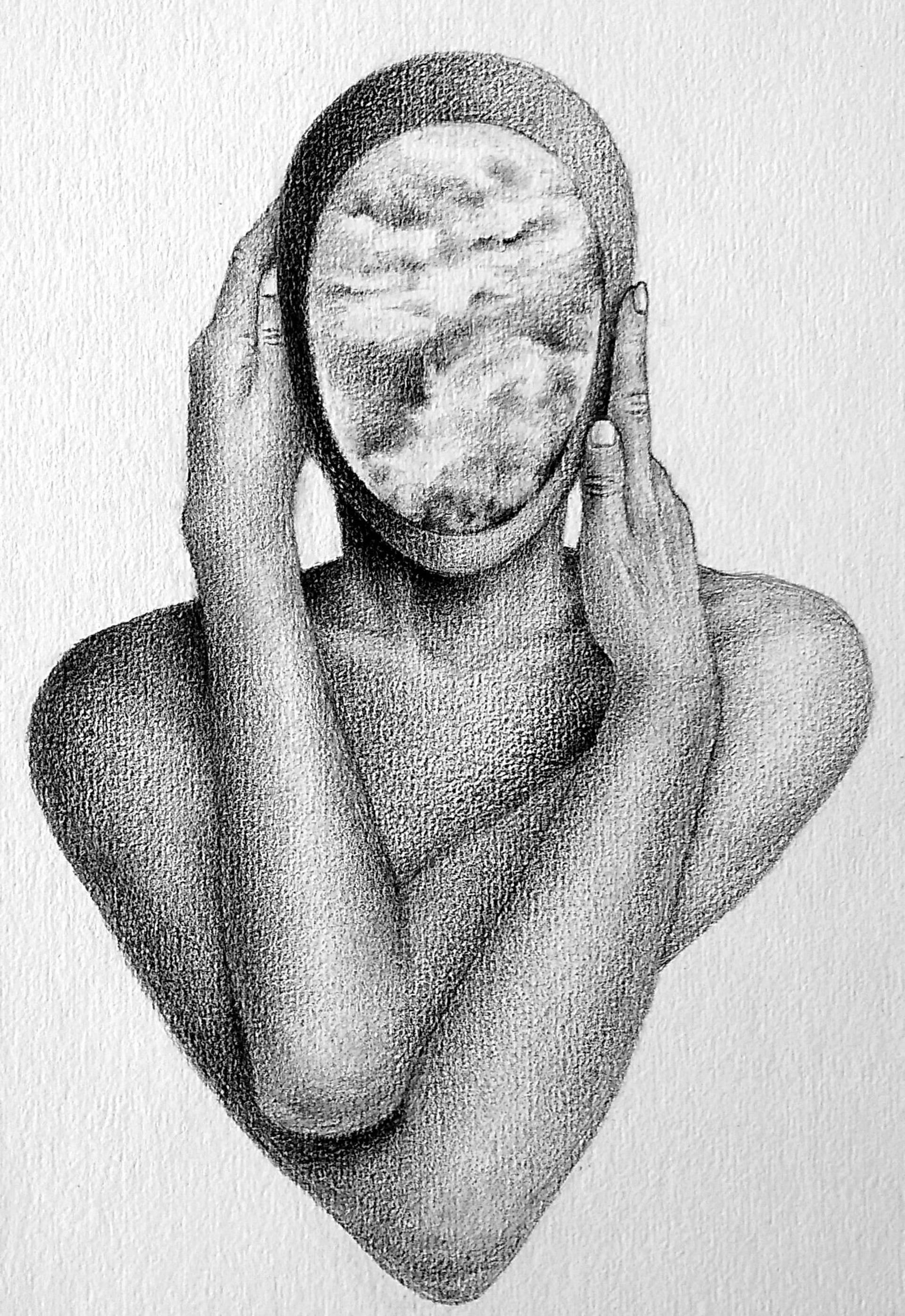 Manusia Pecinta Awan Drawing by Djemari Pensil | Saatchi Art