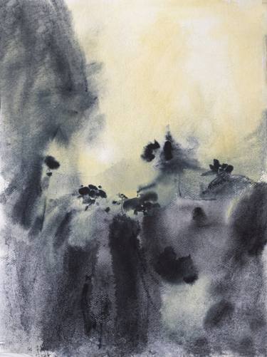 Print of Abstract Landscape Paintings by Kseniia Lindegger