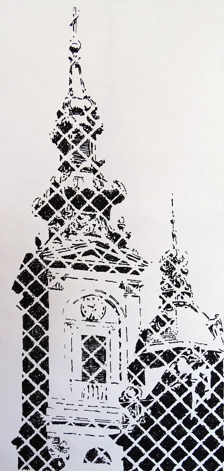 church dome drawing