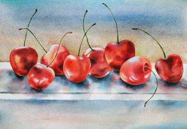 Original Food Paintings by Delnara El