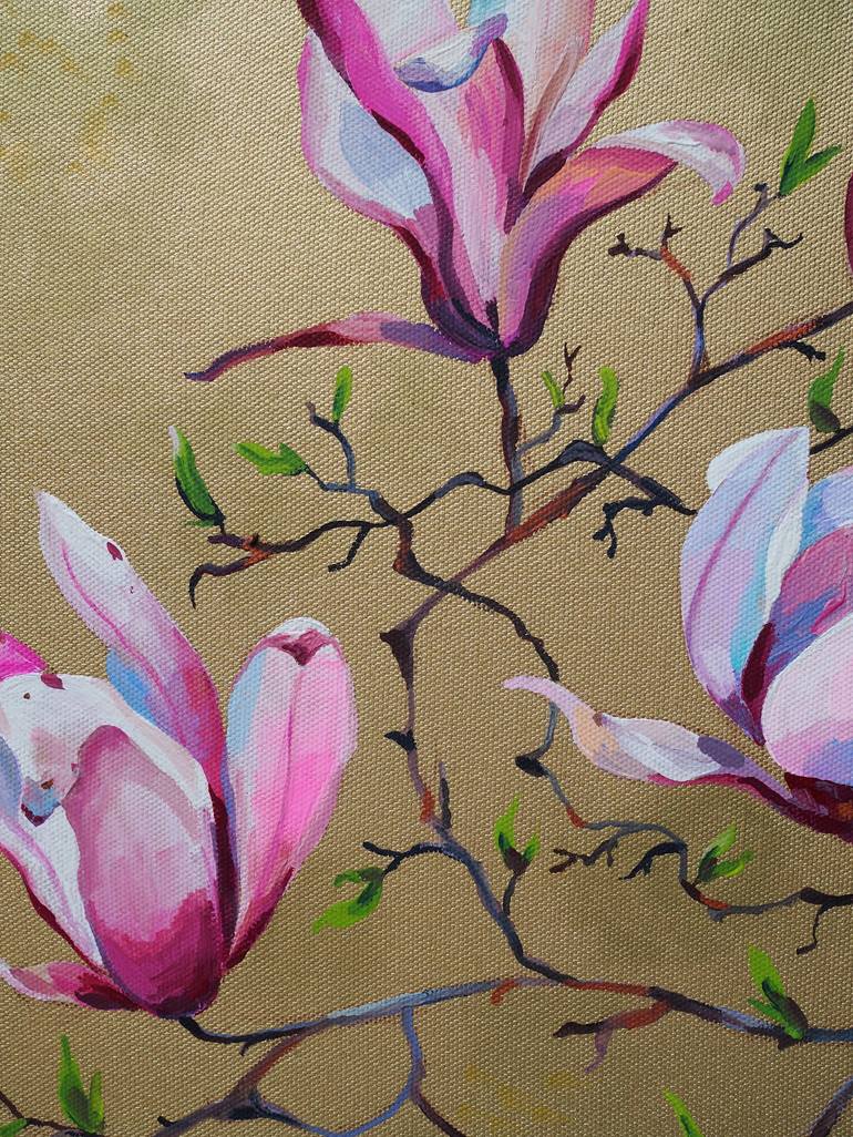 Original Botanic Painting by Delnara El