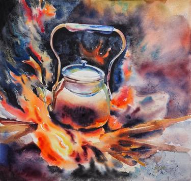 Teapot on fire thumb