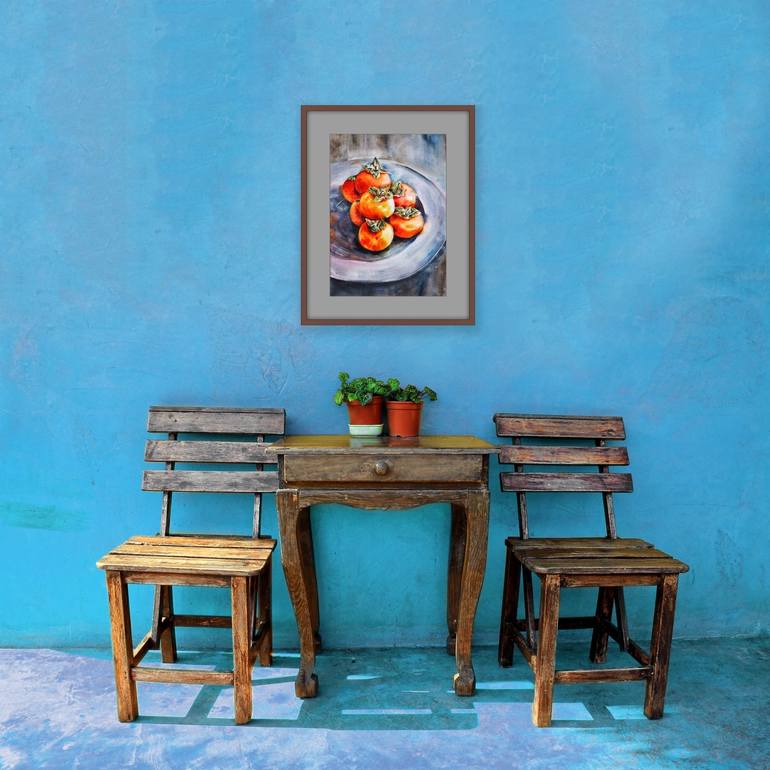 Original Realism Still Life Painting by Delnara El