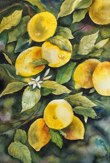 Print of Impressionism Garden Paintings by Delnara El