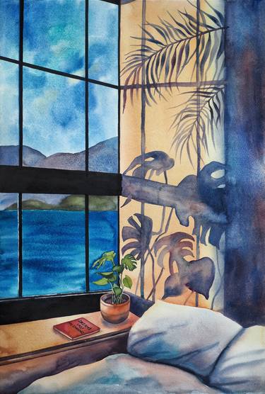 Print of Interiors Paintings by Delnara El