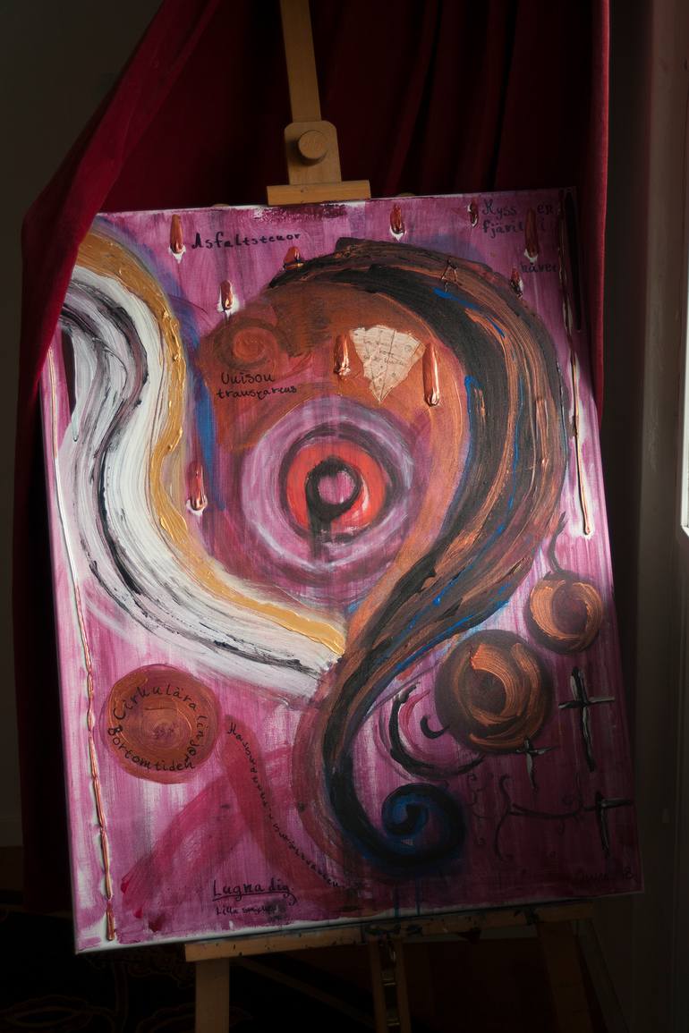 Original Abstract Expressionism Abstract Painting by Onna Wallman