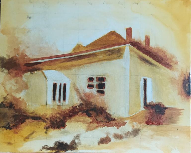 Original Impressionism Home Painting by Amoes Xavier