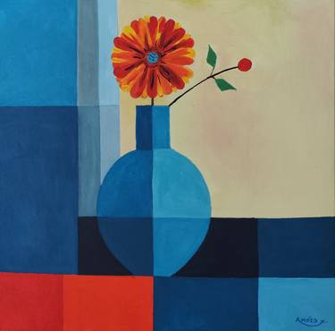 Original Floral Paintings by Amoes Xavier