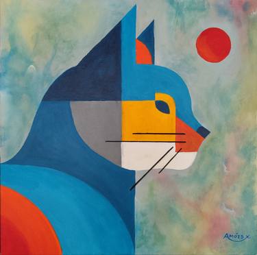 Original Cats Paintings by Amoes Xavier