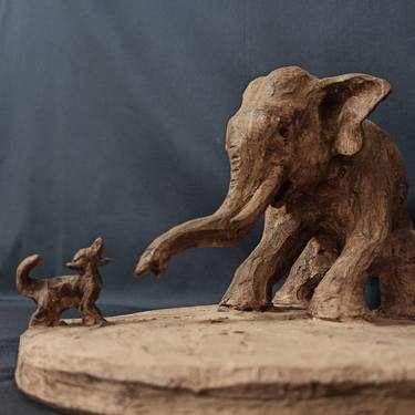 Original Animal Sculpture by Alex Lelchuk