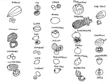 Print of Abstract Food Drawings by Paula Luce