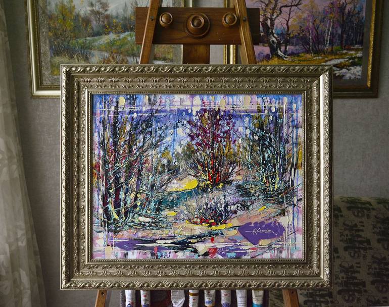 Original Impressionism Landscape Painting by Александр Ходюков 