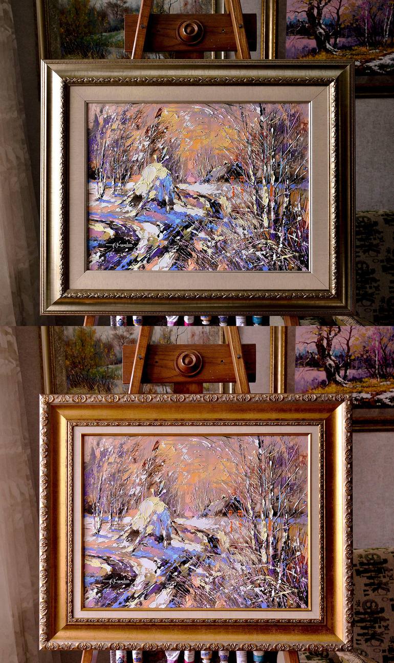 Original Impressionism Landscape Painting by Александр Ходюков 