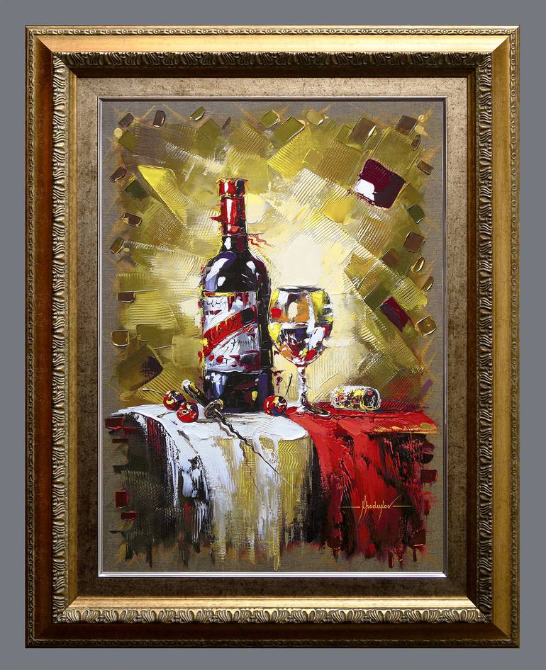 Original Impressionism Still Life Painting by Александр Ходюков 