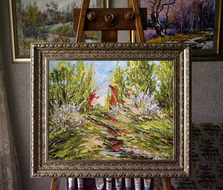 Original Expressionism Landscape Painting by Александр Ходюков 