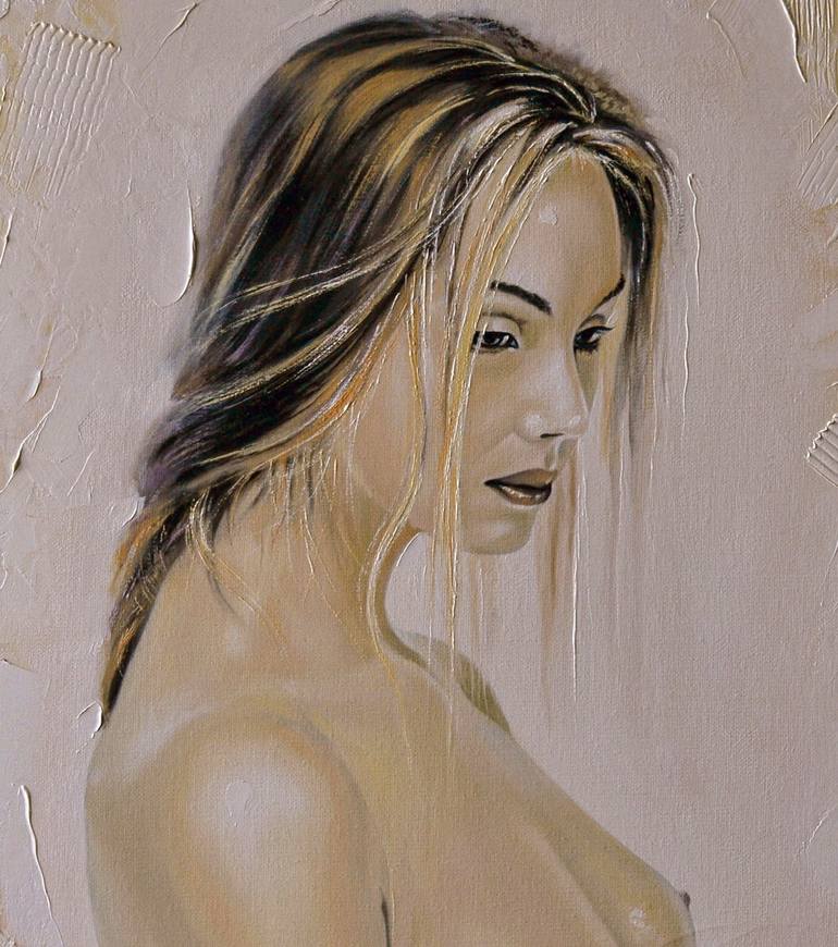 Original Figurative Portrait Painting by Александр Ходюков 