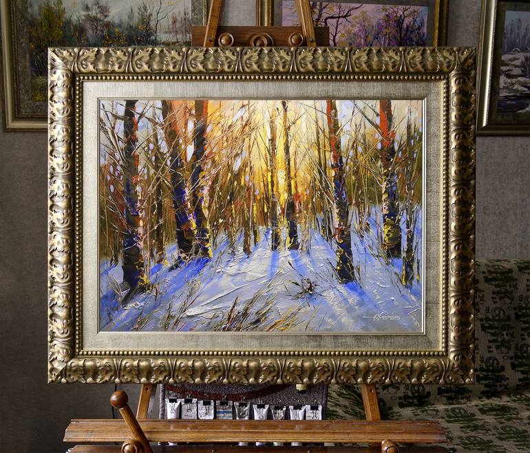 Original Impressionism Landscape Painting by Александр Ходюков 