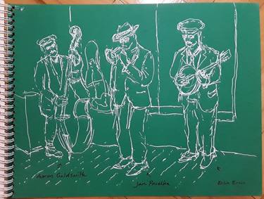 Print of Figurative Music Drawings by Serdar Akkaya