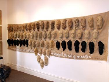 Print of Political Installation by Roberto Paulet