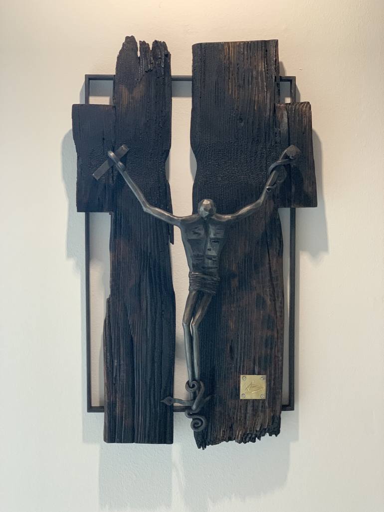 Original Figurative Religion Sculpture by Andrea Borga