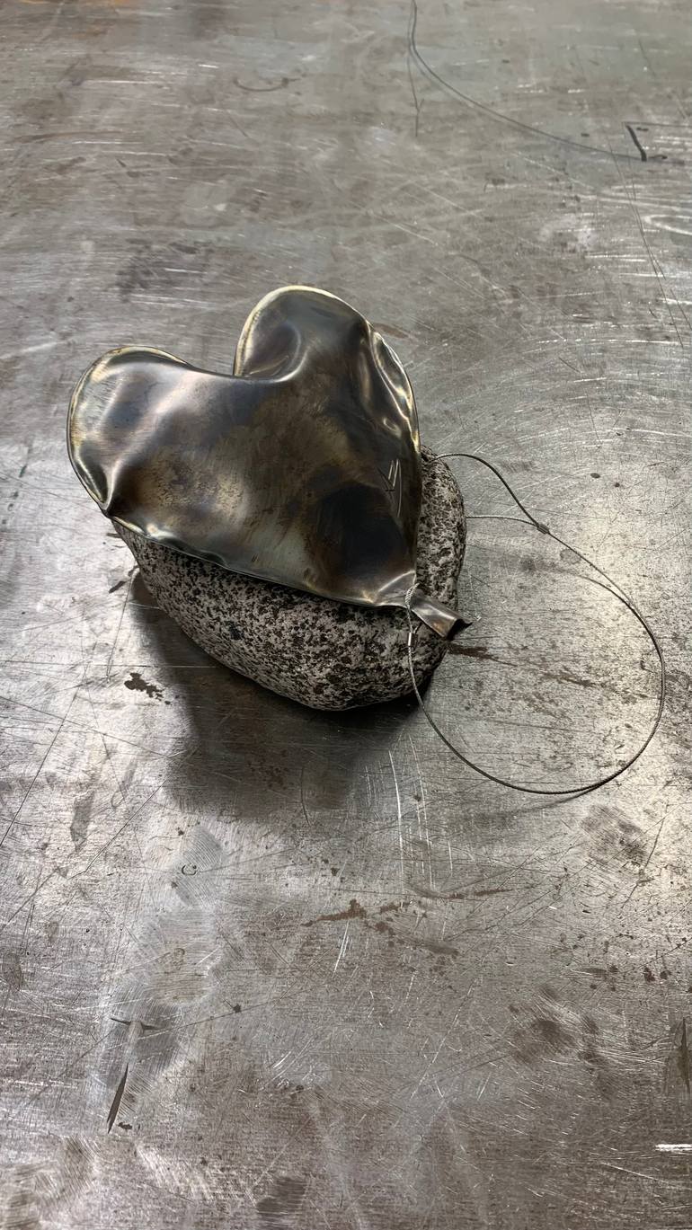 Original Abstract Love Sculpture by Andrea Borga
