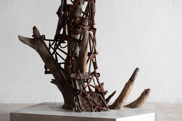 Original Abstract Expressionism Nature Sculpture by Andrea Borga