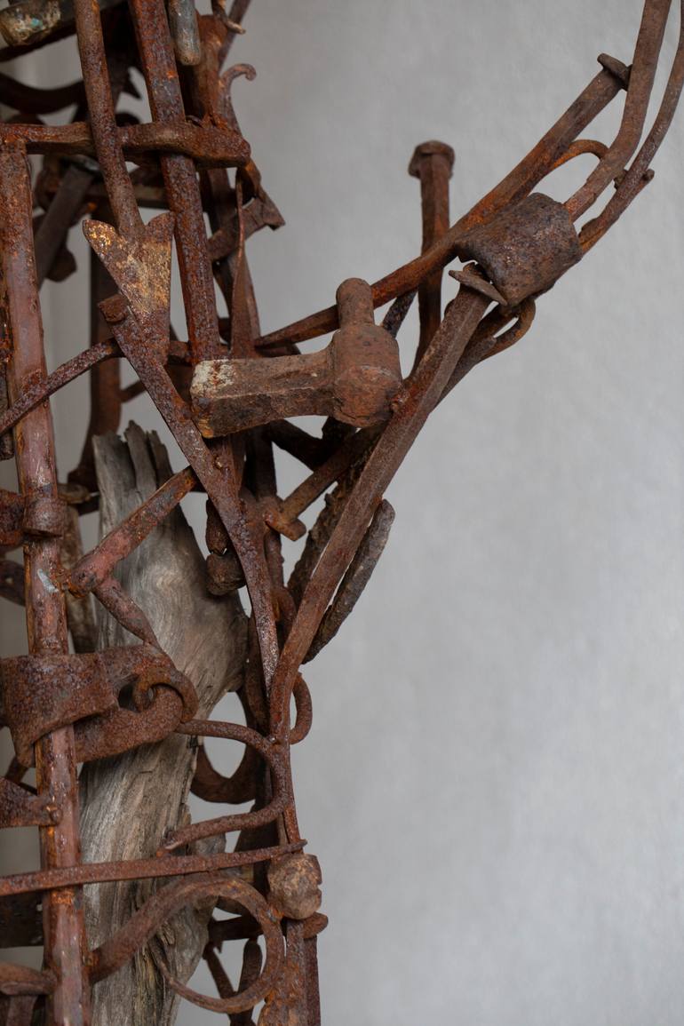 Original Abstract Expressionism Nature Sculpture by Andrea Borga