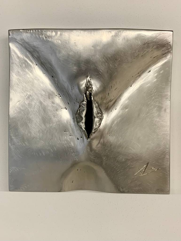 Original Abstract Expressionism Erotic Sculpture by Andrea Borga