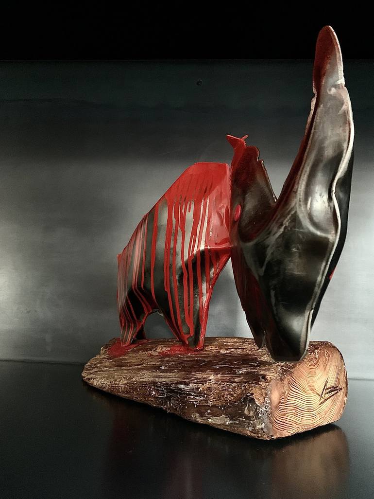 Original Abstract Animal Sculpture by Andrea Borga
