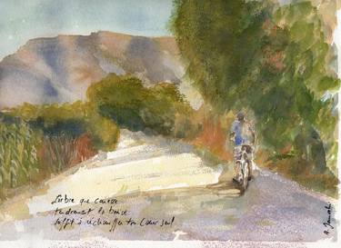 Print of Bicycle Paintings by Amal Jarrahi