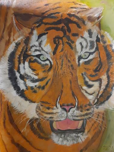 Oil painting Tiger thumb